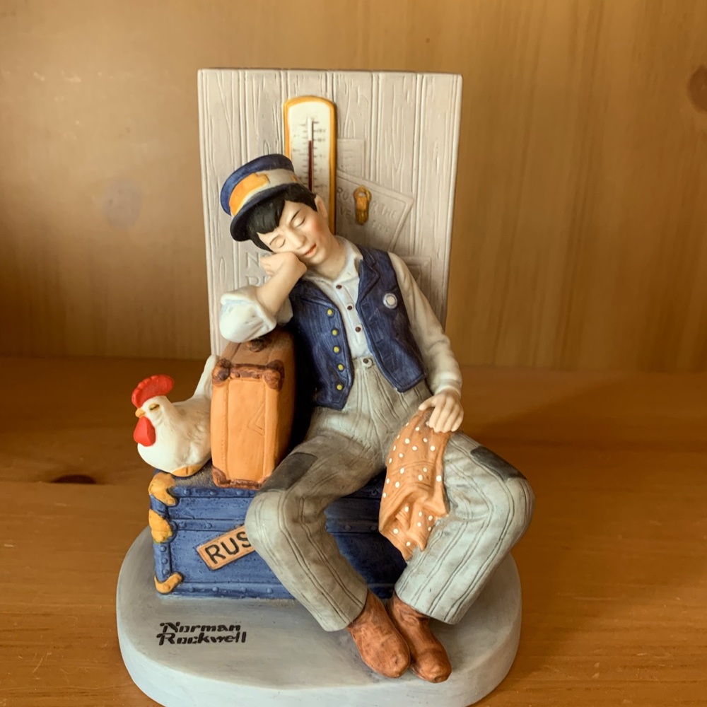 Norman Rockwell “Asleep On The Job”